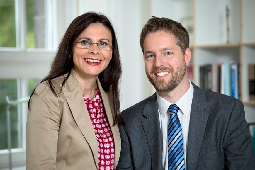 Professorin Mira Mezini und Professor Eric Bodden. Bild: Andreas Renz