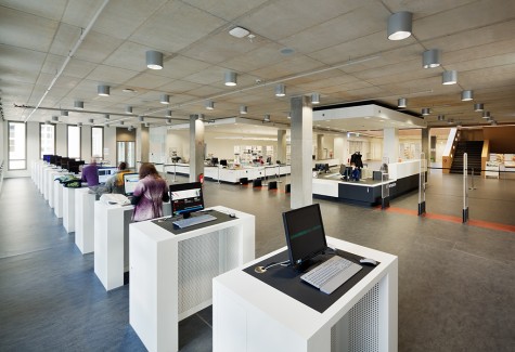 Foyer der Universitäts- und Landesbibliothek Darmstadt. Bild: Thomas Ott