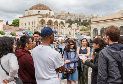 Mundus-Urbano-Exkursion nach Athen 2016. Bild: Carlos Andres Lopez Franco