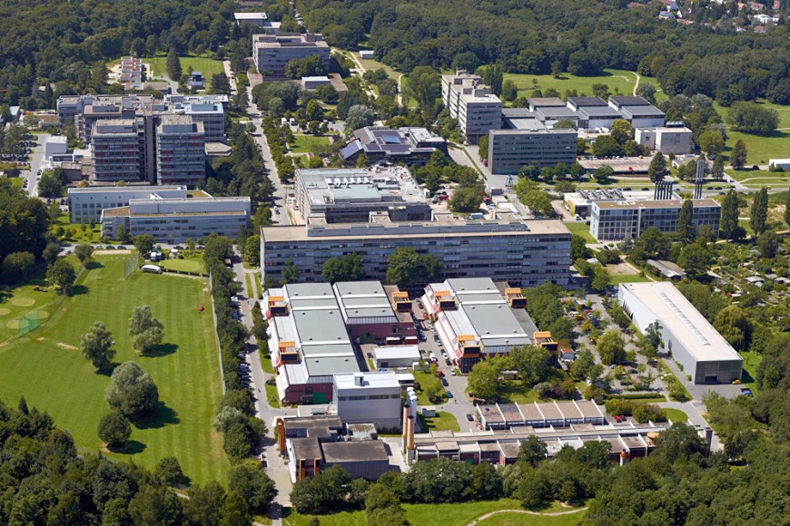 Luftaufnahme des Campus Lichtwiese. Bild: Nikolaus Heiss
