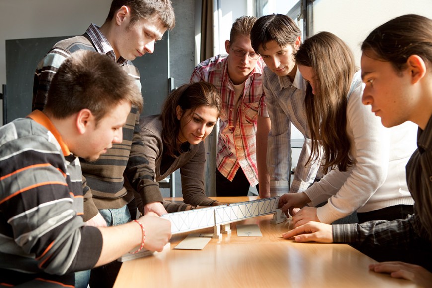 Interdisziplinäres Studieneingangsprojekt an der TU Darmstadt. Bild: Katrin Binner