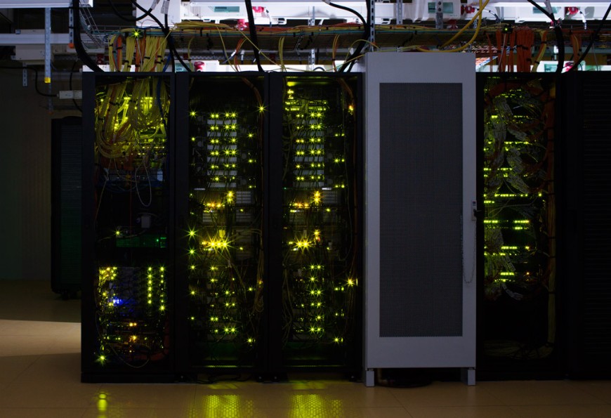 Ansicht eines Servers. Bild: Katrin Binner