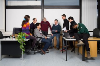 Forschungsgruppe von Prof. Florian Müller-Plathe. Bild: Katrin Binner