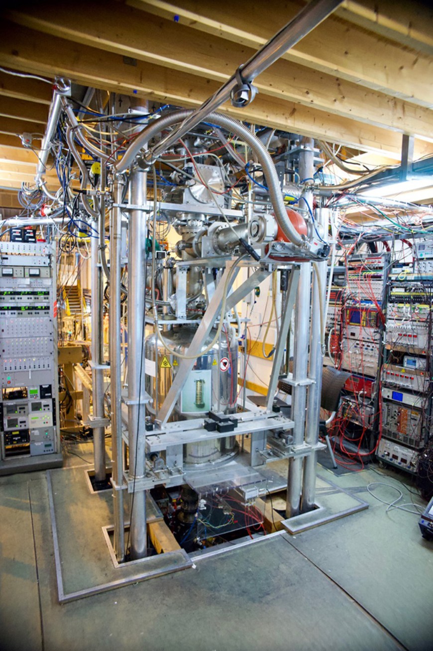 ISOLTRAP Anlage für Präzisionsmassenmessungen an ISOLDE/CERN. Bild: Jonas Karthein
