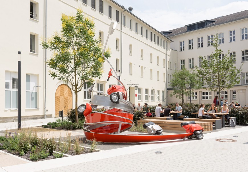 Der „Rollercoaster“ des Stuttgarter Künstlers Stefan Rohrer. Bild: Patrick Bal