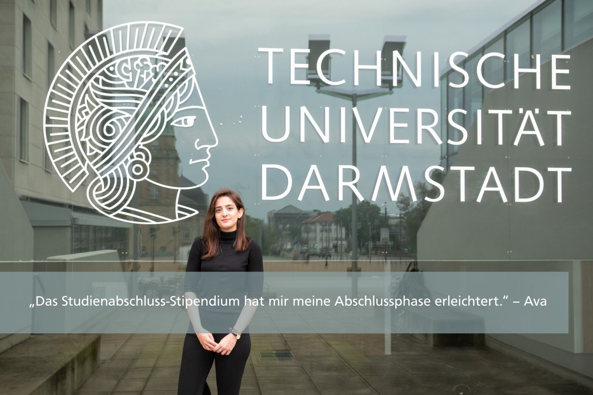 Das Studienabschluss-Stipendium hat Avas Abschlussphase sehr erleichtert.