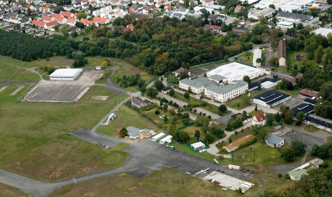 Luftbild des August-Euler-Flugplatzes der TU Darmstadt. Bild: Ralf Zerbe