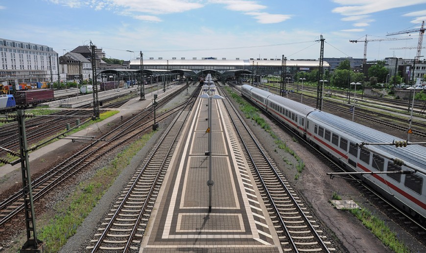 Hauptbahnhof Darmstadt. Bild: Patrick Bal