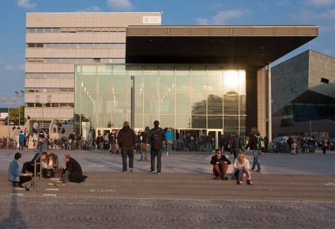 Empfangsgebäude karo 5. Bild: Miguel Hahn