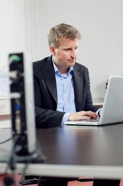 Prof. Dr. Oliver Hinz vom Fachgebiet Wirtschaftsinformatik | Electronic Markets am Fachbereich Rechts- und Wirtschaftswissenschaften an der TU Darmstadt. Bild: Katrin Binner