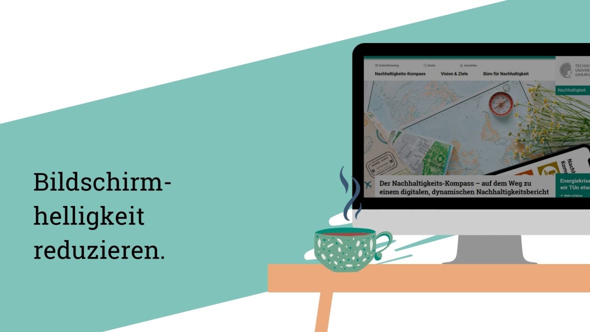 Bildschirm-helligkeit reduzieren.