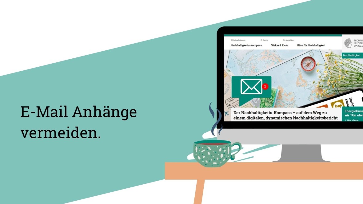 E-Mail Anhänge vermeiden.