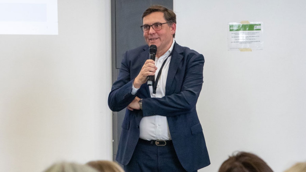 Vizepräsident Pelz sieht die TU Darmstadt schon auf dem Weg in eine lebenswerte Zukunft.