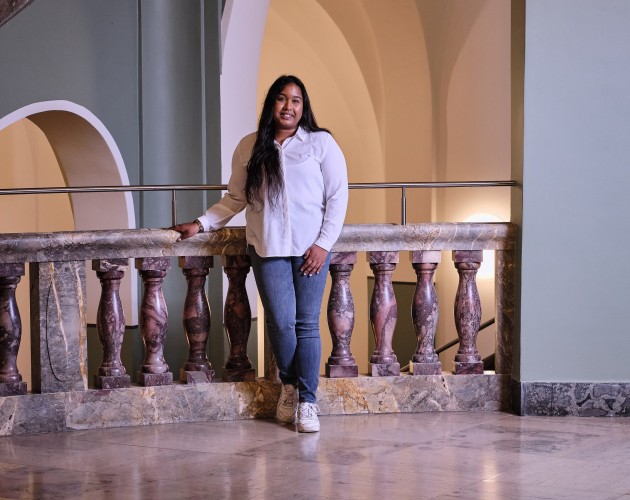 #studentsofTudarmstadt, Ambassador Sharmila, University Campus city centre, building of Physics Clock Tower// #studentsofTudarmstadt, Ambassador Sharmila, Universitätscampus Stadtmitte, Physik Hörsaal Uhrturm