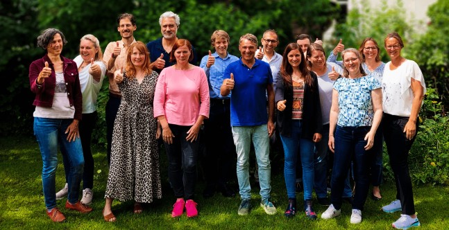 Team des Innovations- und Gründungszentrums der TU Darmstadt HIGHEST