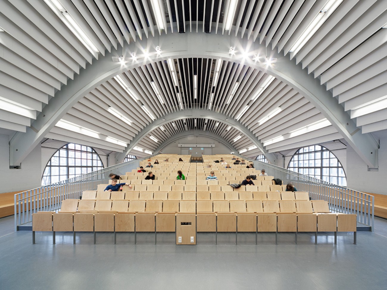 Hörsaal des Maschinenhaus an der TU Darmstadt.