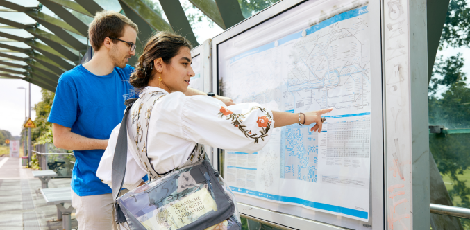 #studentsofTUdarmstadt, Amabasador Ravan, Ambasador David, TU-Lichtwiese, Train Station, Student-Ticket, Train Schedule